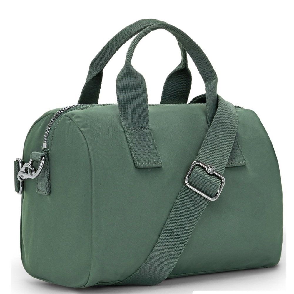 Kipling Bina M Small Nylon Crossbody Handbag Misty Olive - Picture 3 of 8